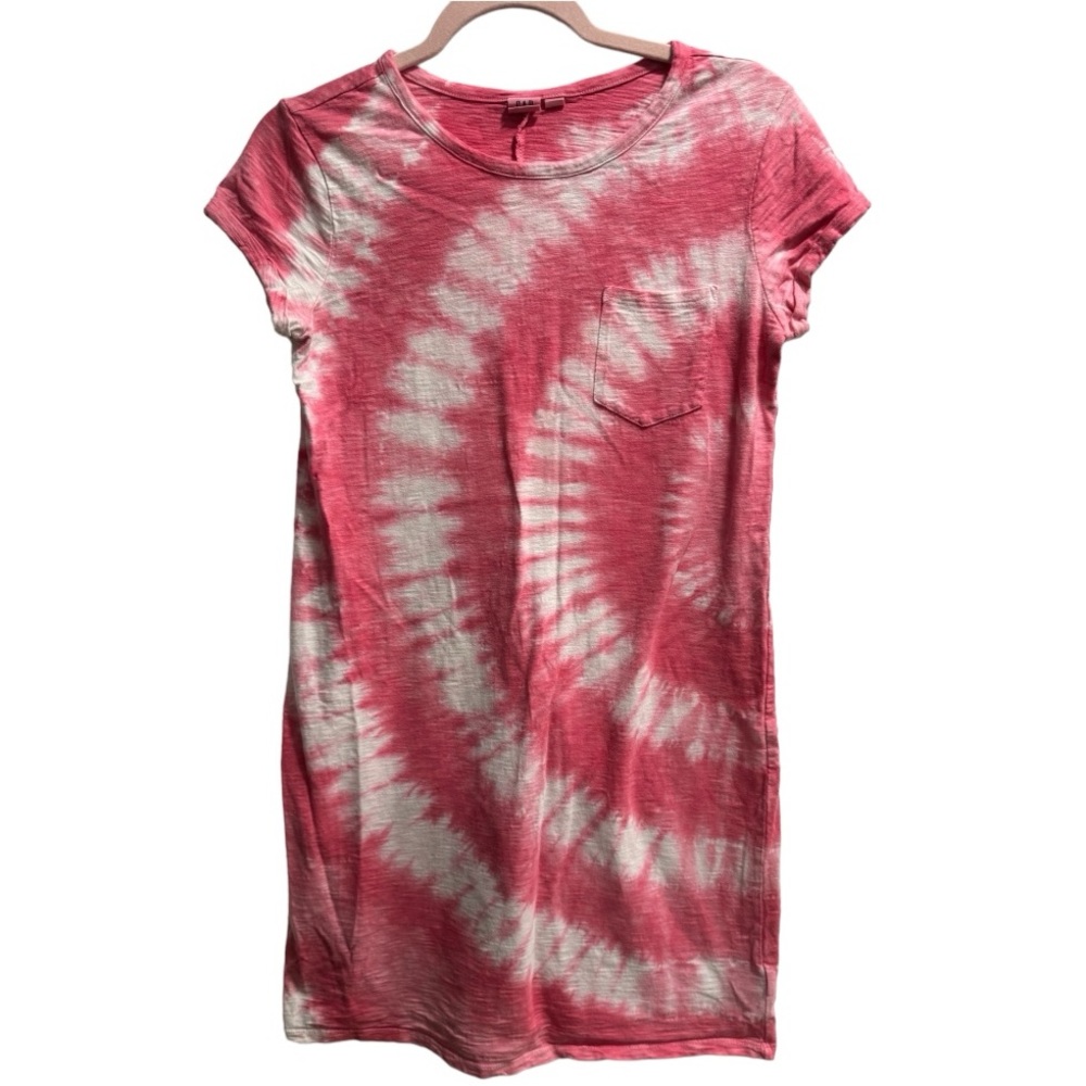 Gap‎ Pink Tye-Dyed Pocket T-shirt Dress size Small